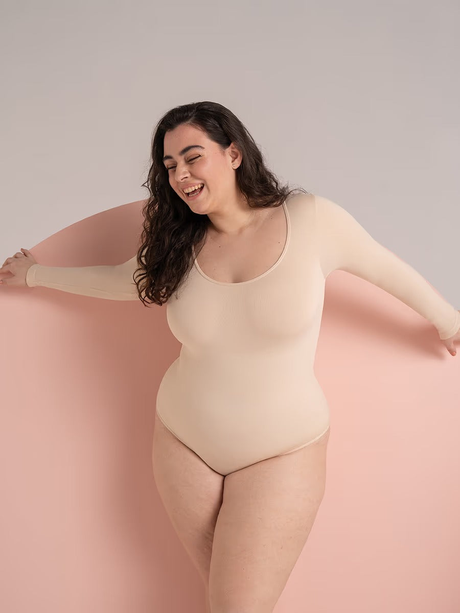 Vellavie Essentials All Day Every Day Long Sleeve Bodysuit