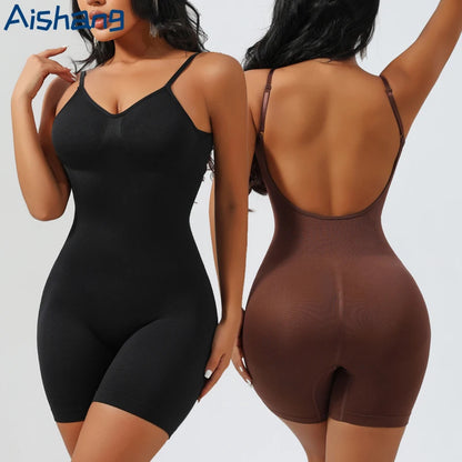 Vellavie Essentials All Day Every Day Scoop Neck Mid-Thigh Bodysuit