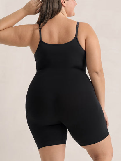 Vellavie Essentials All Day Every Day Scoop Neck Mid-Thigh Bodysuit