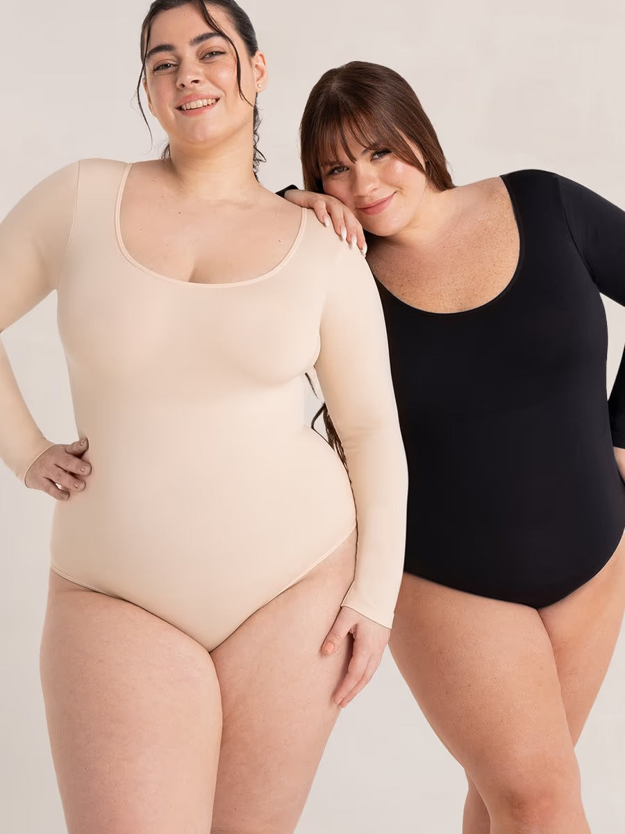 Vellavie Essentials All Day Every Day Long Sleeve Bodysuit