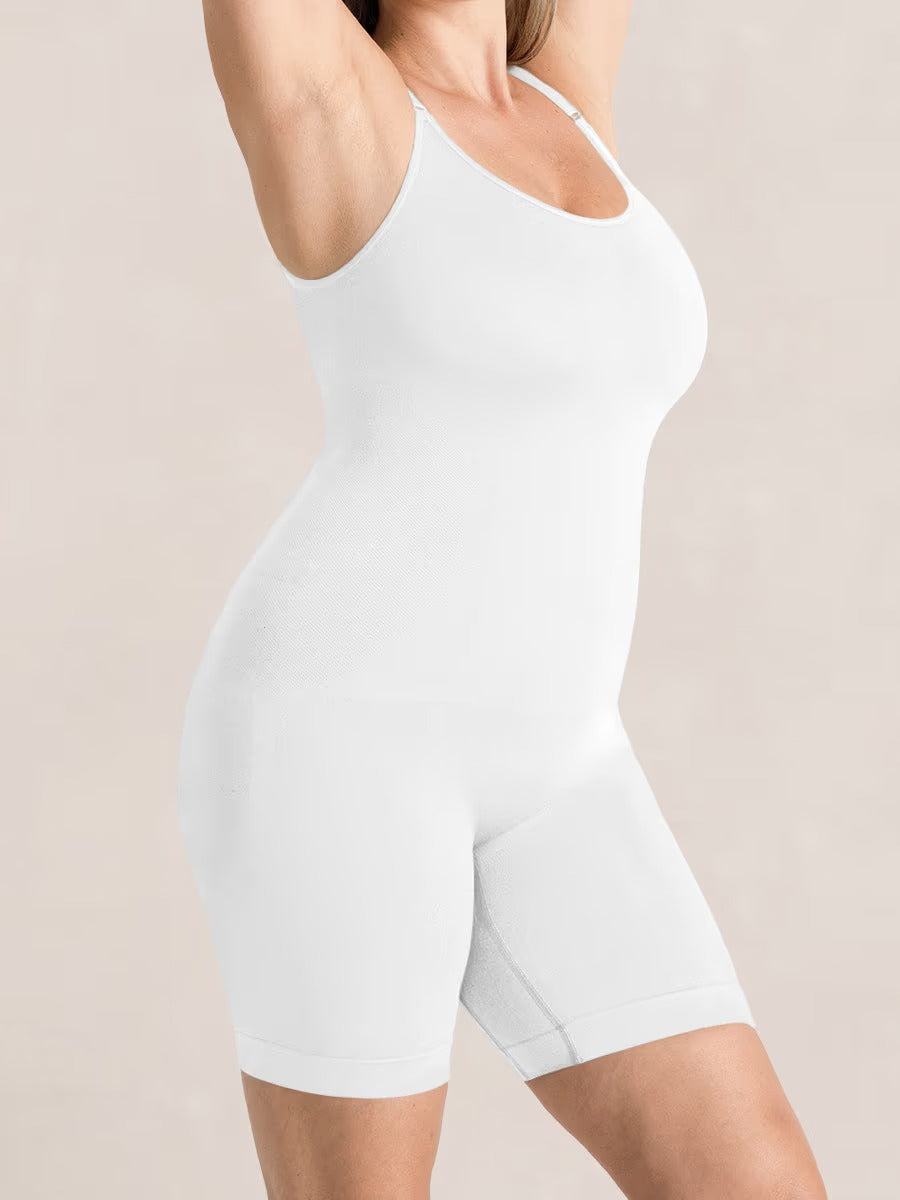 Vellavie Essentials All Day Every Day Scoop Neck Mid-Thigh Bodysuit