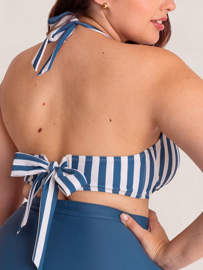 Vellavie Essentials Full Coverage Halter Bikini Top