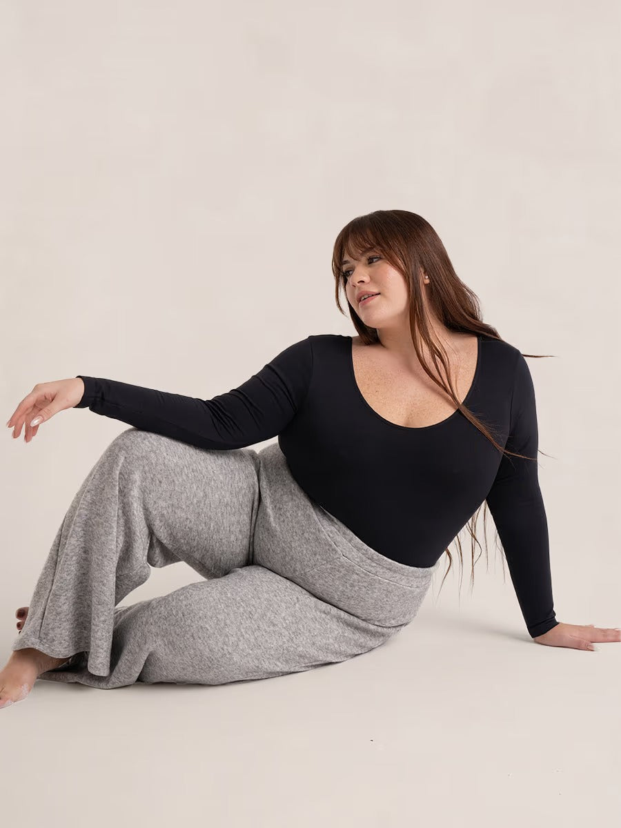 Vellavie Essentials All Day Every Day Long Sleeve Bodysuit