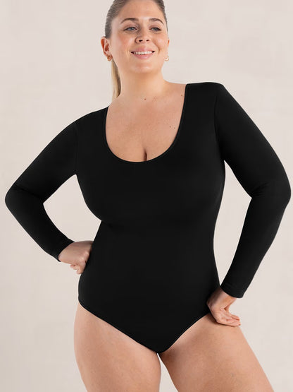 Vellavie Essentials All Day Every Day Long Sleeve Bodysuit